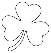 Shamrock coloring pages free coloring pages