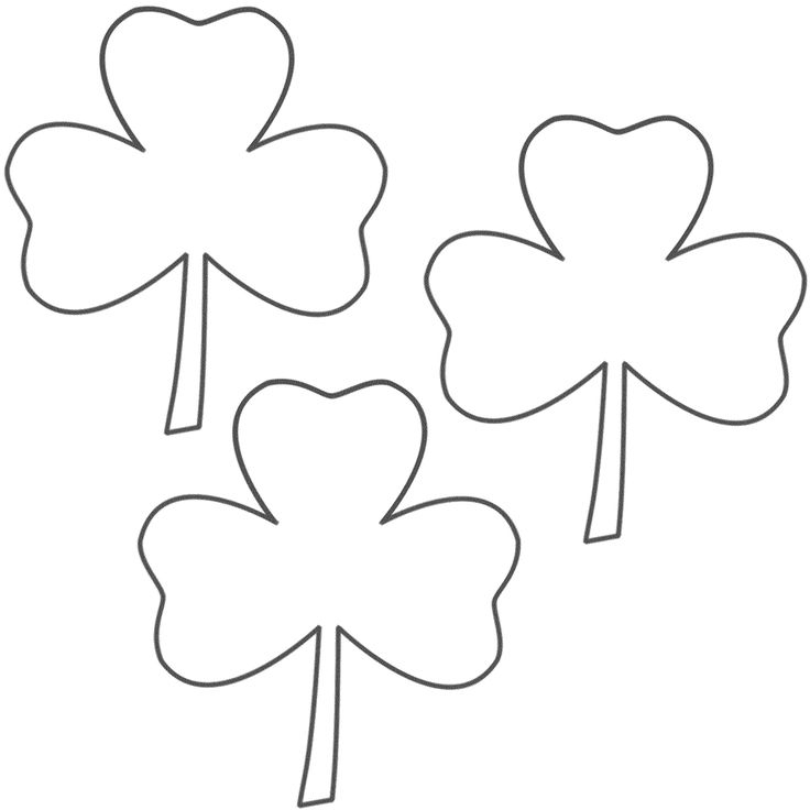 St patrick coloring page trinity coloring pages free coloring pages shamrock template