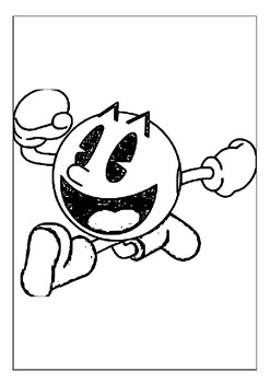 Printable pac man coloring pages for kids the ultimate collection pages