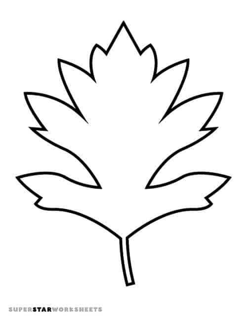 Leaf template