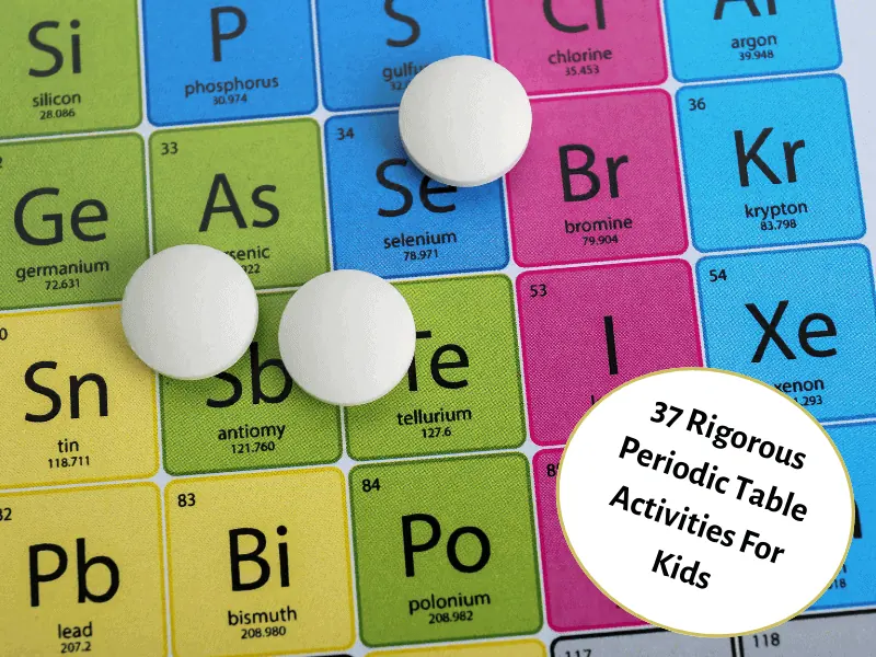 Rigorous periodic table activities for kids