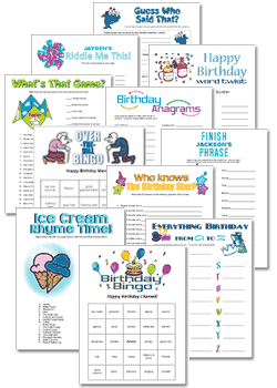 Retirement party games free printable games and activities for a theme celebration
