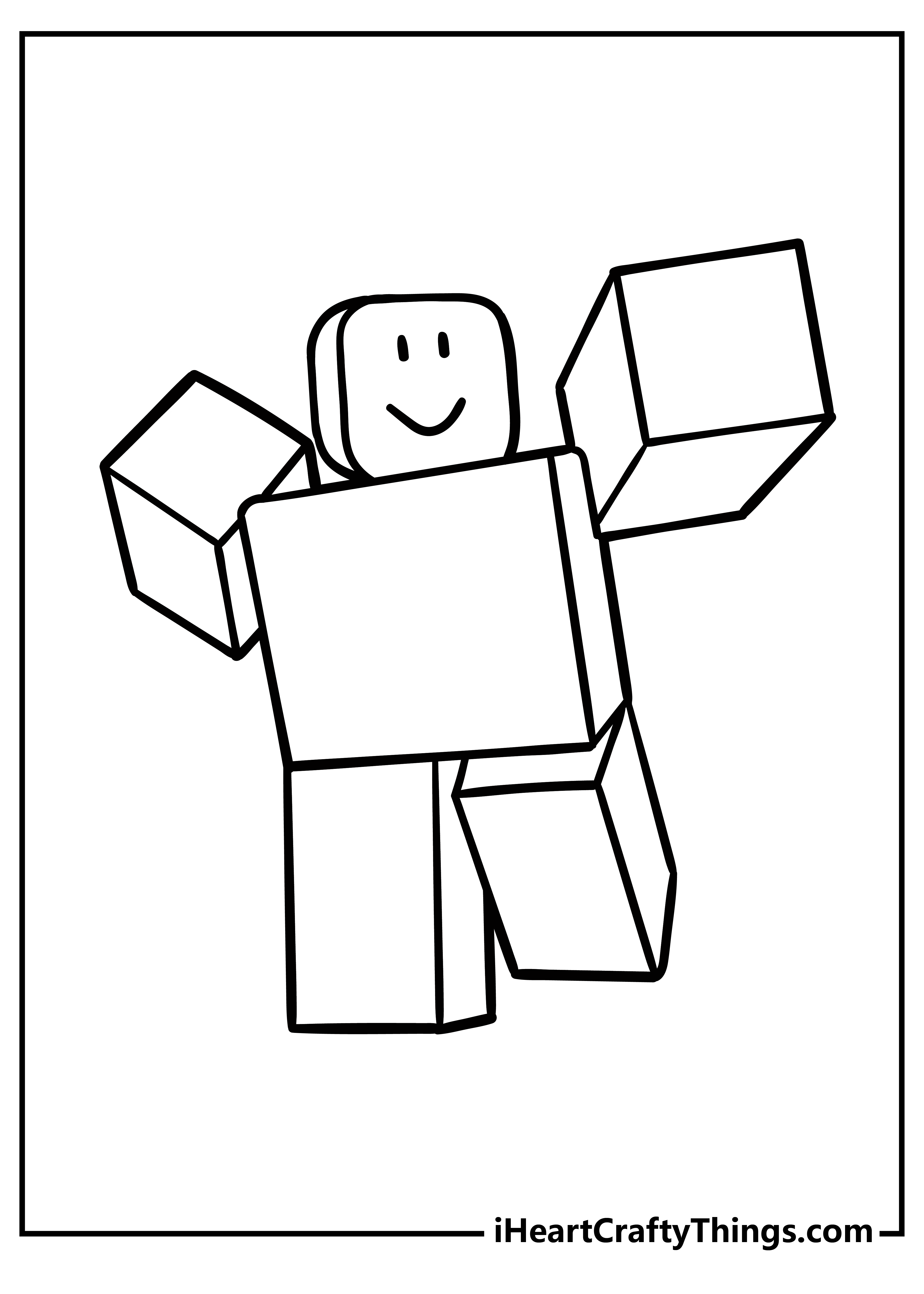 Roblox coloring pages coloring pages cute coloring pages create your character