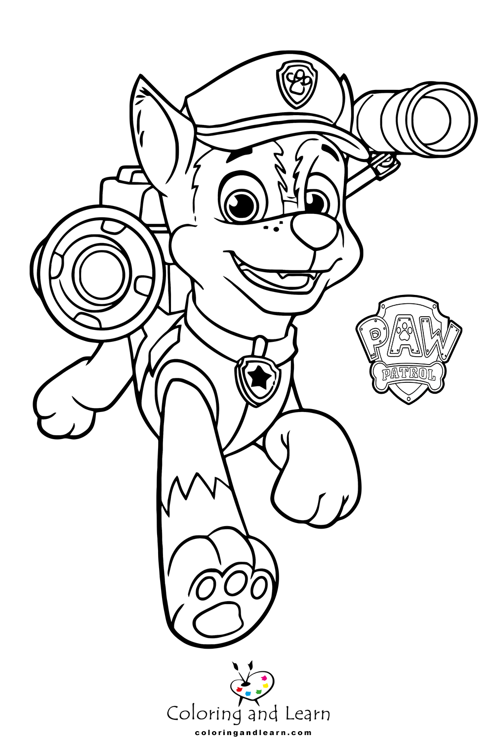 Paw patrol coloring pages