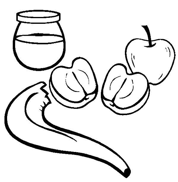 Rosh hashanah coloring pages printable for free download