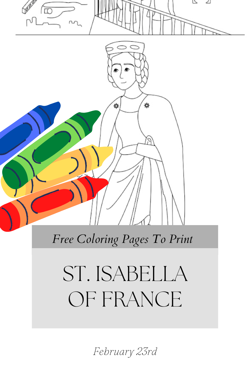 Free coloring pages for catholics