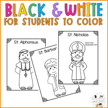 Catholic saints coloring pages