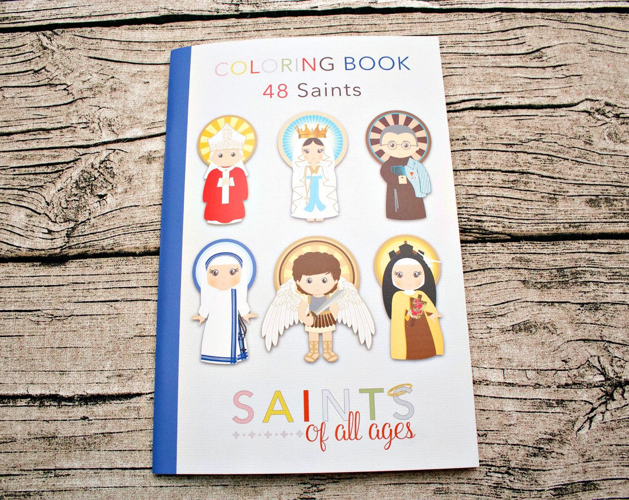 Catholic saints coloring book â heavenly fabric shop