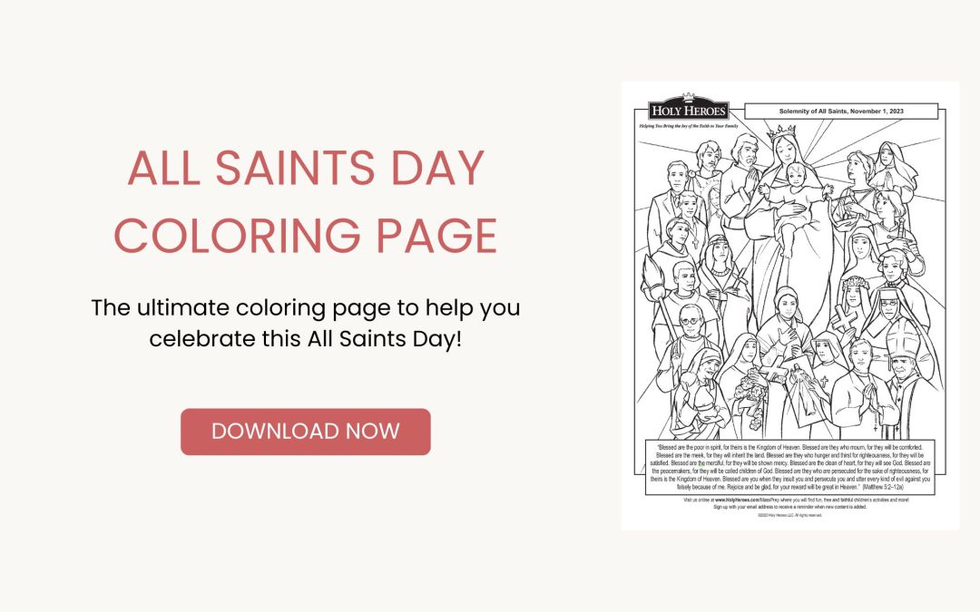 The ultimate all saints coloring page free download