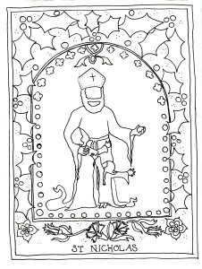 Advent saints coloring pages the homely hours