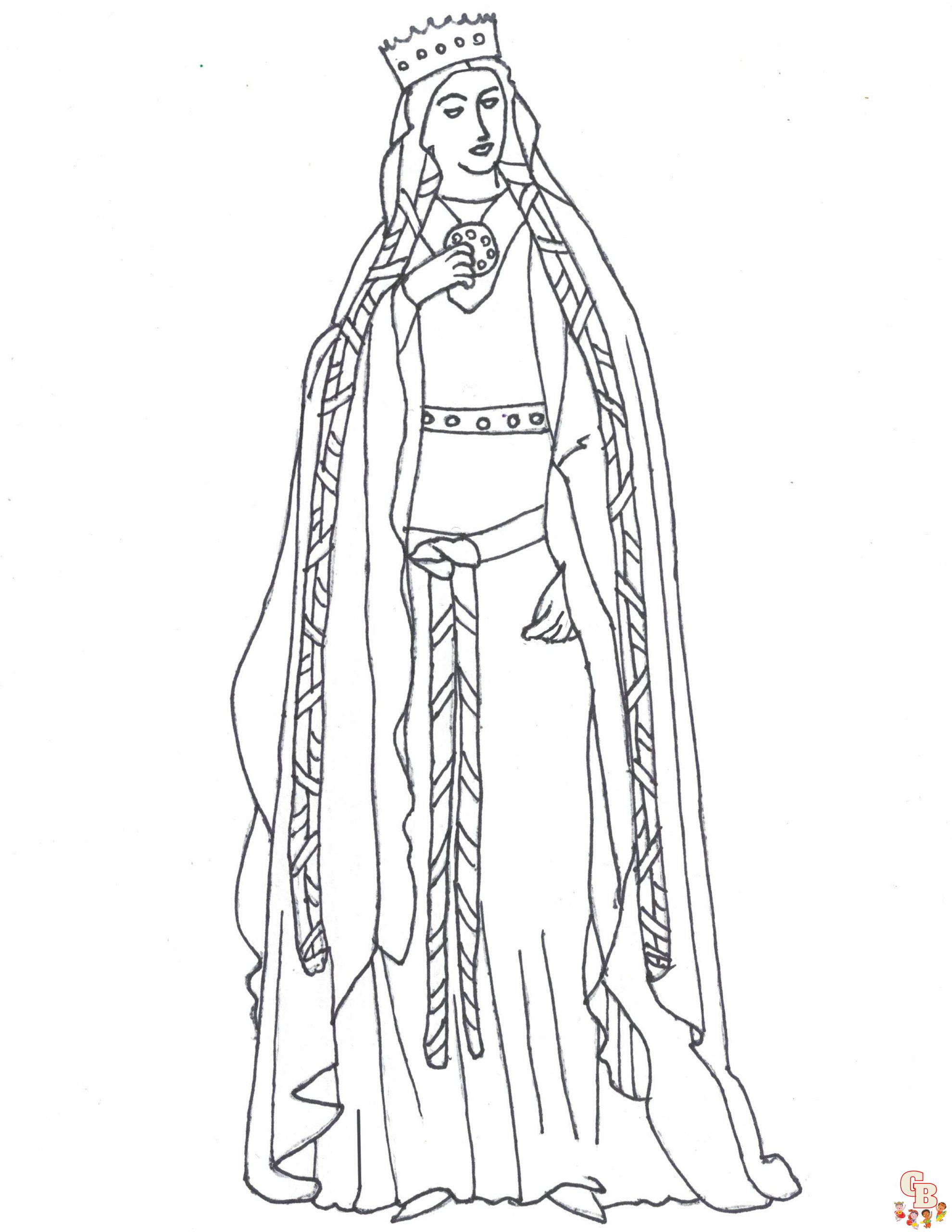 Printable saint coloring pages free for kids and adults