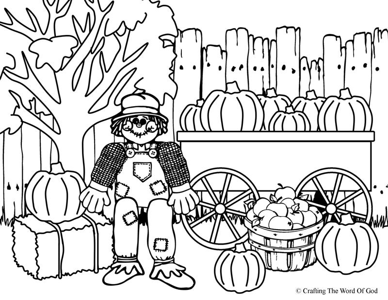 Thanksgiving scarecrow