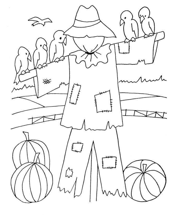 Free printable scarecrow loring pages for kids fall loring pages halloween loring pages loring pages