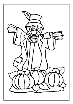 Printable scarecrow coloring sheets unleash your childs creativity pages