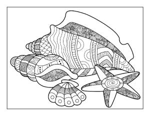 Free printable beach coloring pages