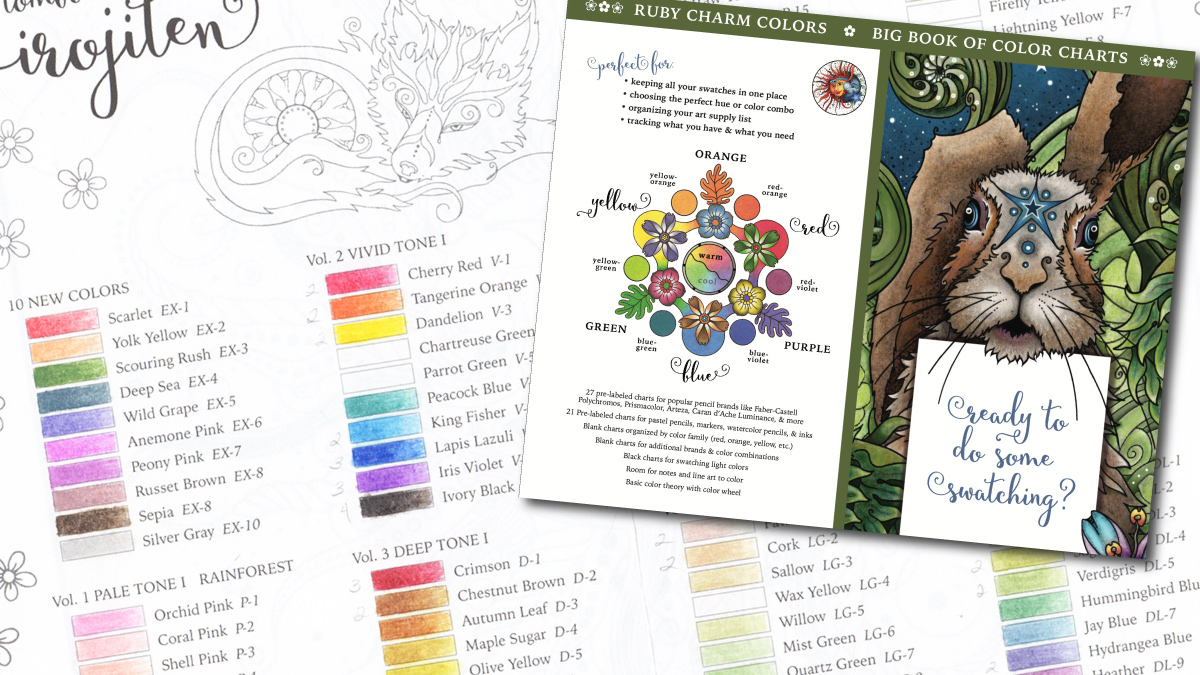 Big book of color charts â ruby charm colors