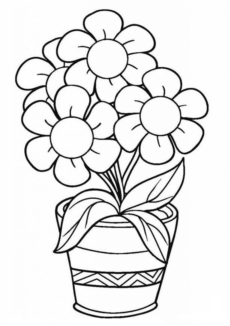 Free easy to print flower coloring pages printable flower coloring pages flower coloring sheets spring coloring pages