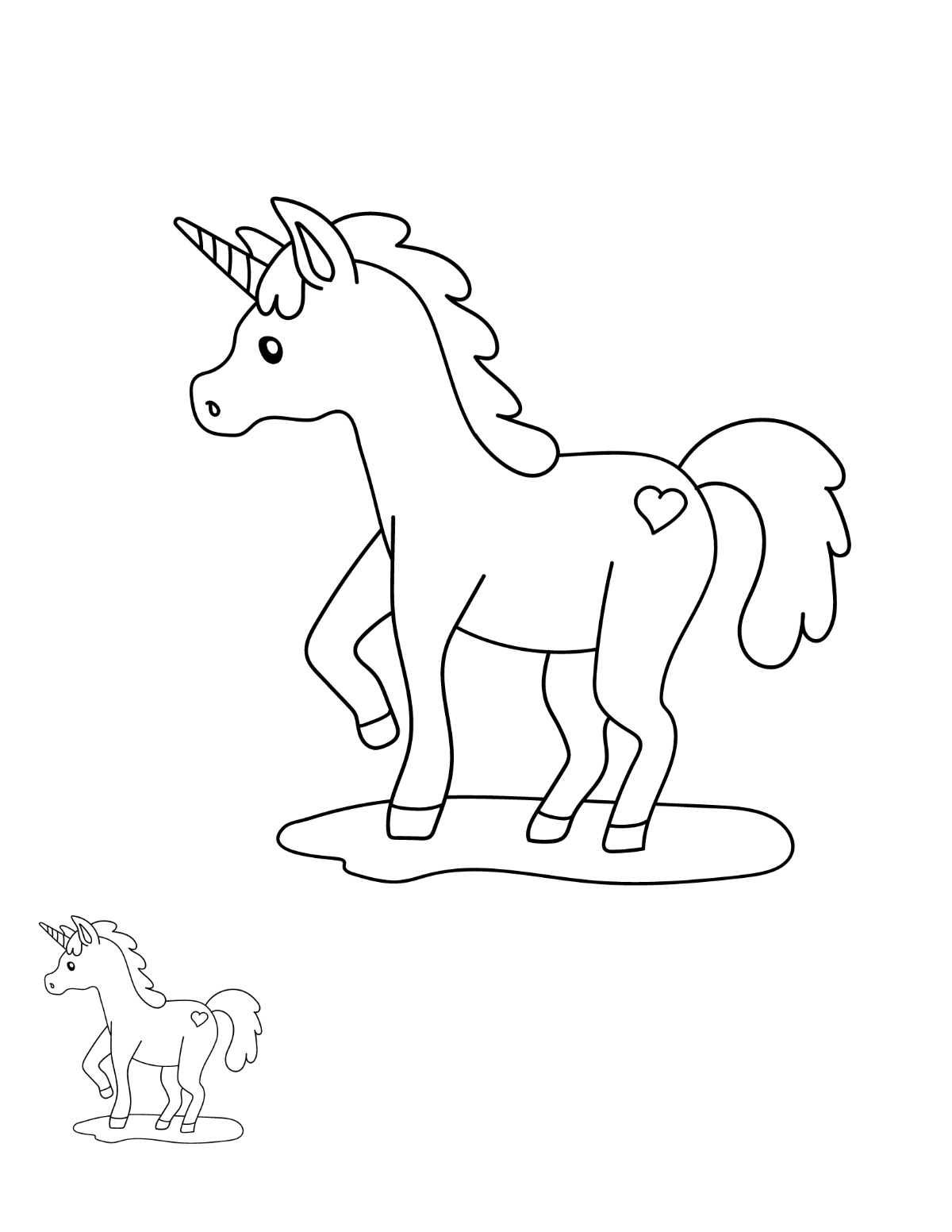 Free easy coloring pages