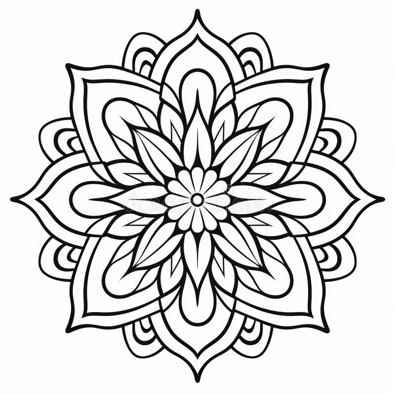 Printable coloring page stock photos