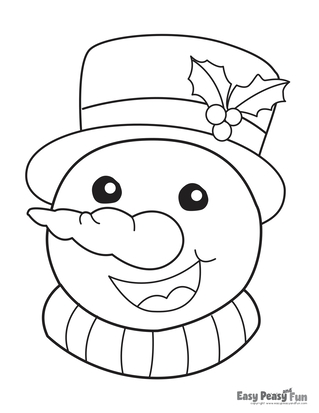 Printable christmas coloring pages