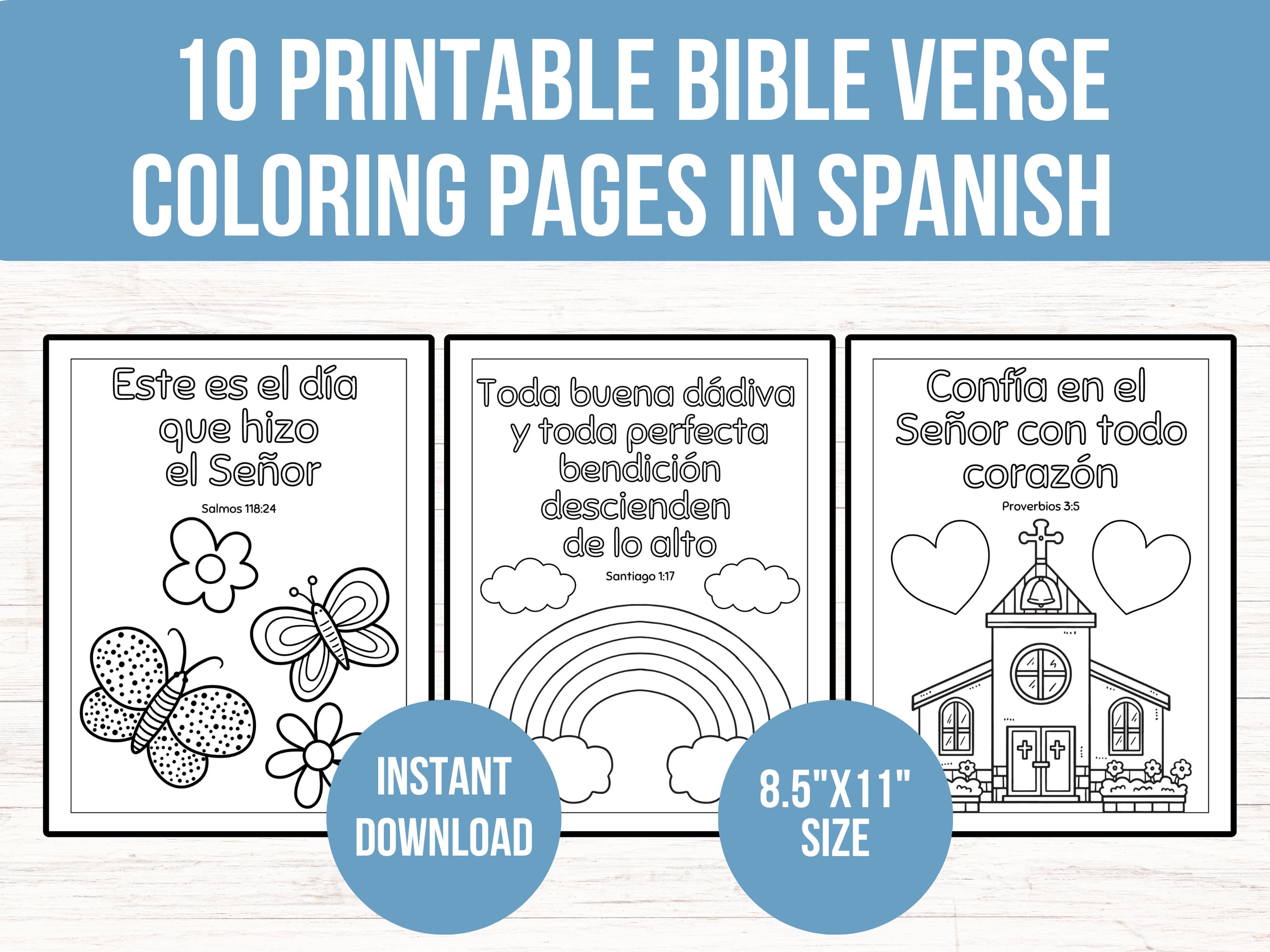 Sunday school coloring pages in spanish preschool bible verses en espaãol homeschool coloring sheets bible activities for kids download now