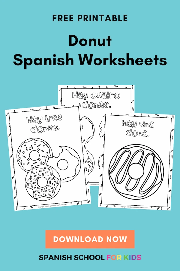 Free printable coloring pages with words in spanish