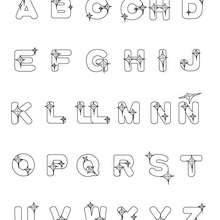 Spanish alphabet coloring pages