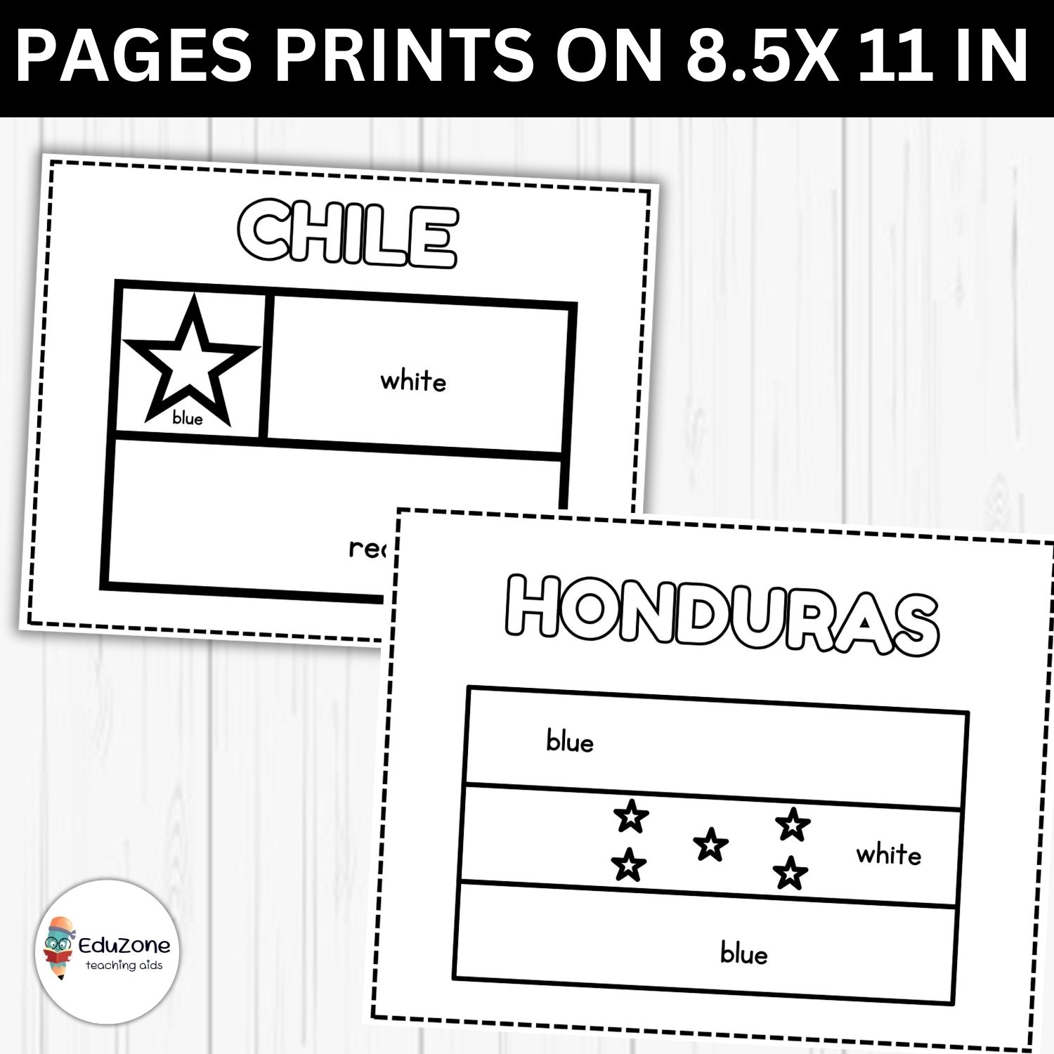 Printable hispanic countries flags coloring pages to promote creativity made by teachers