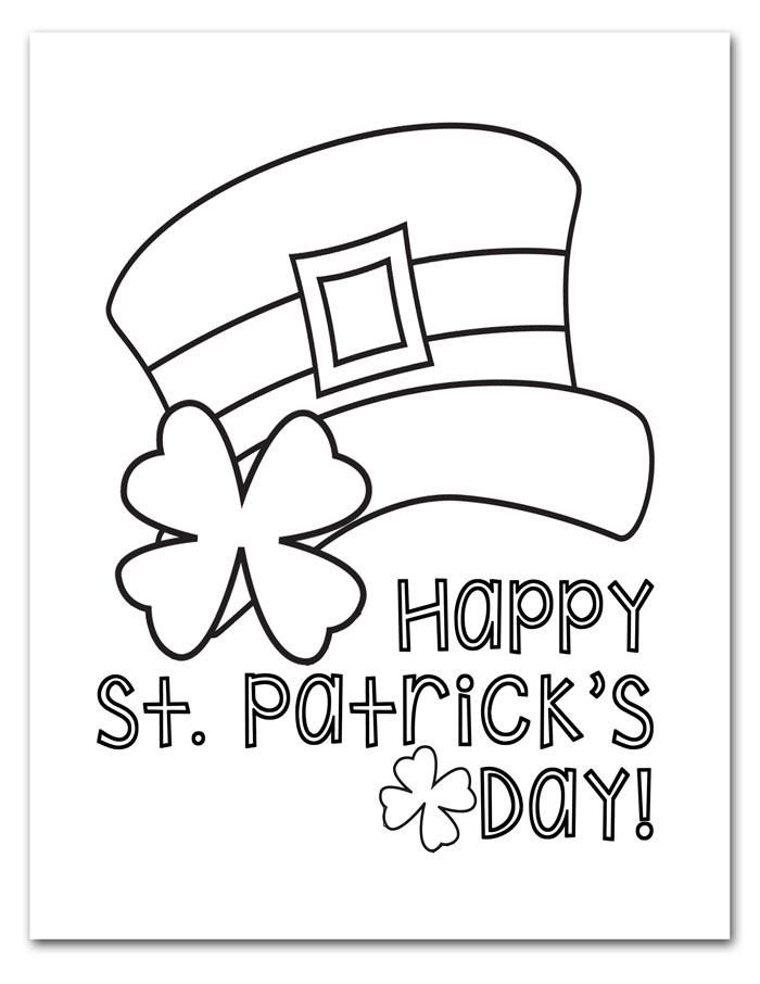 Free printable st patricks day coloring pages st patrick day activities st patricks day crafts st patricks day crafts for kids