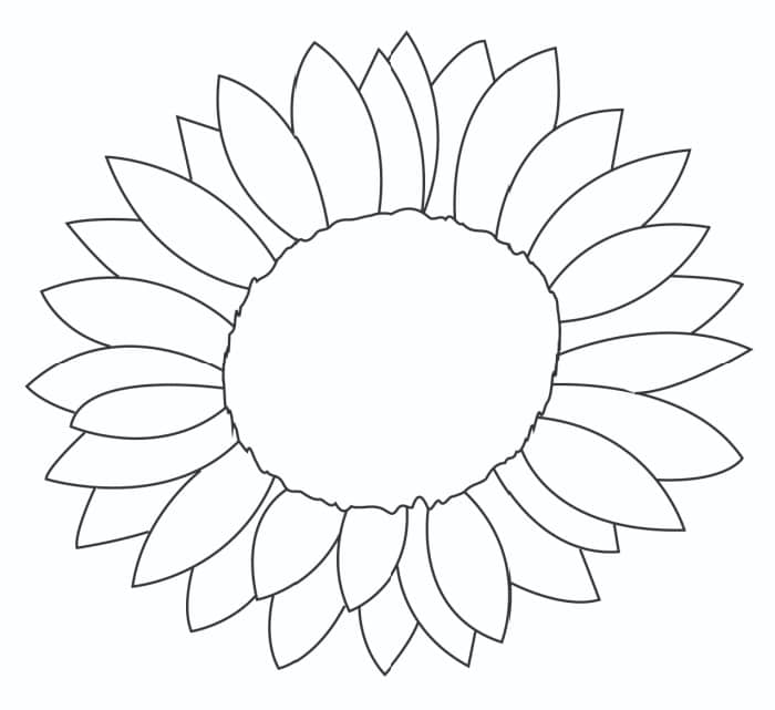 Free printable sunflower pattern templates