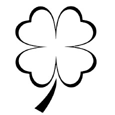 Top free printable four leaf clover coloring pages online