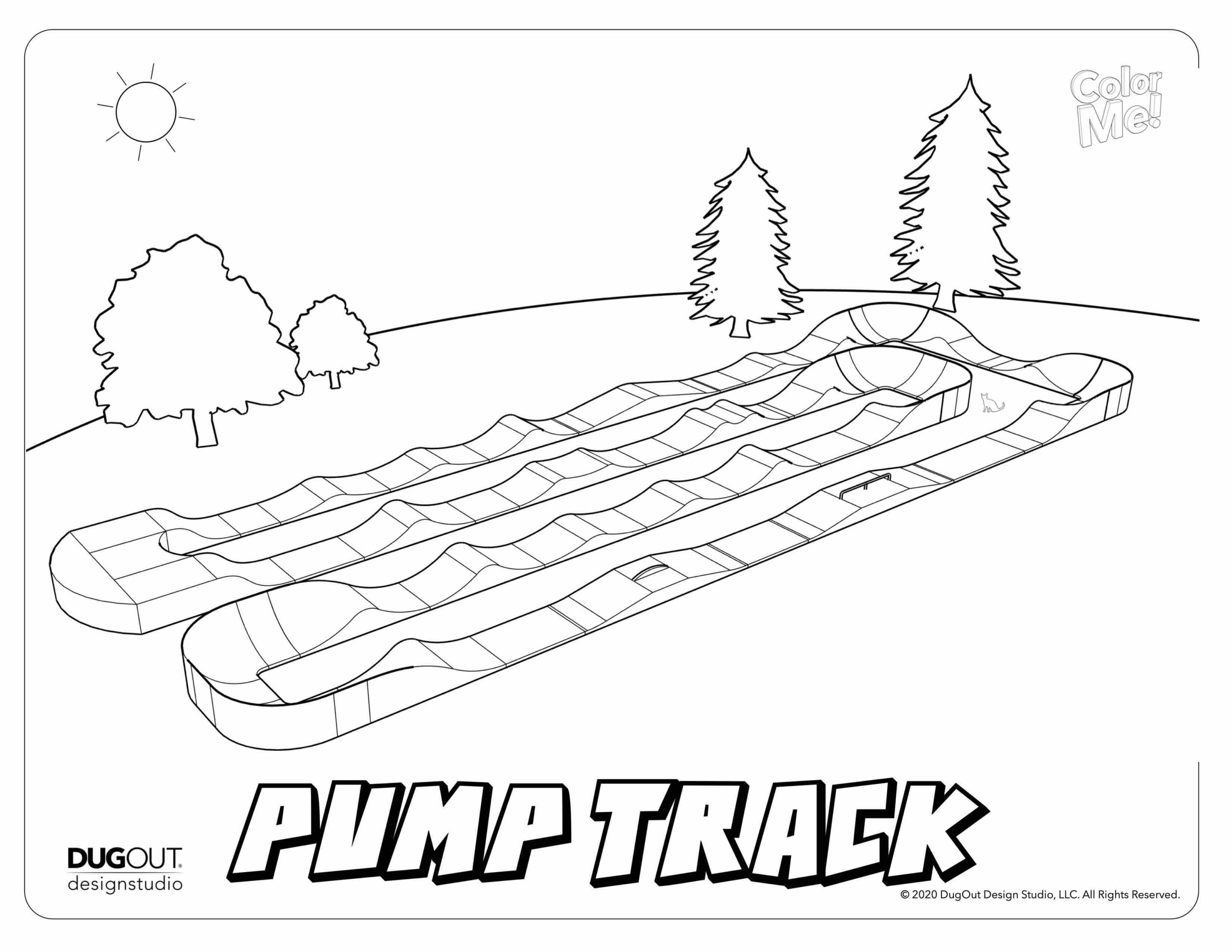Free coloring and activity book for future skatepark designers