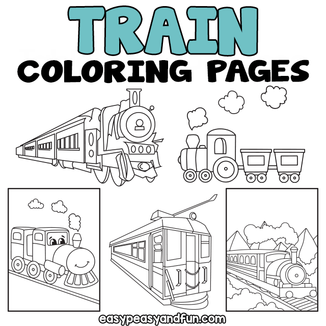 Printable train coloring pages â sheets to color