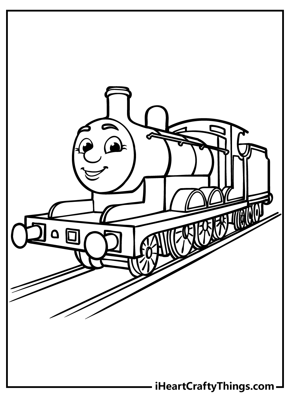 Thomas the train coloring pages free printables