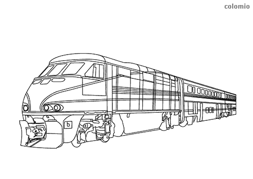 Trains coloring pages free printable train coloring sheets