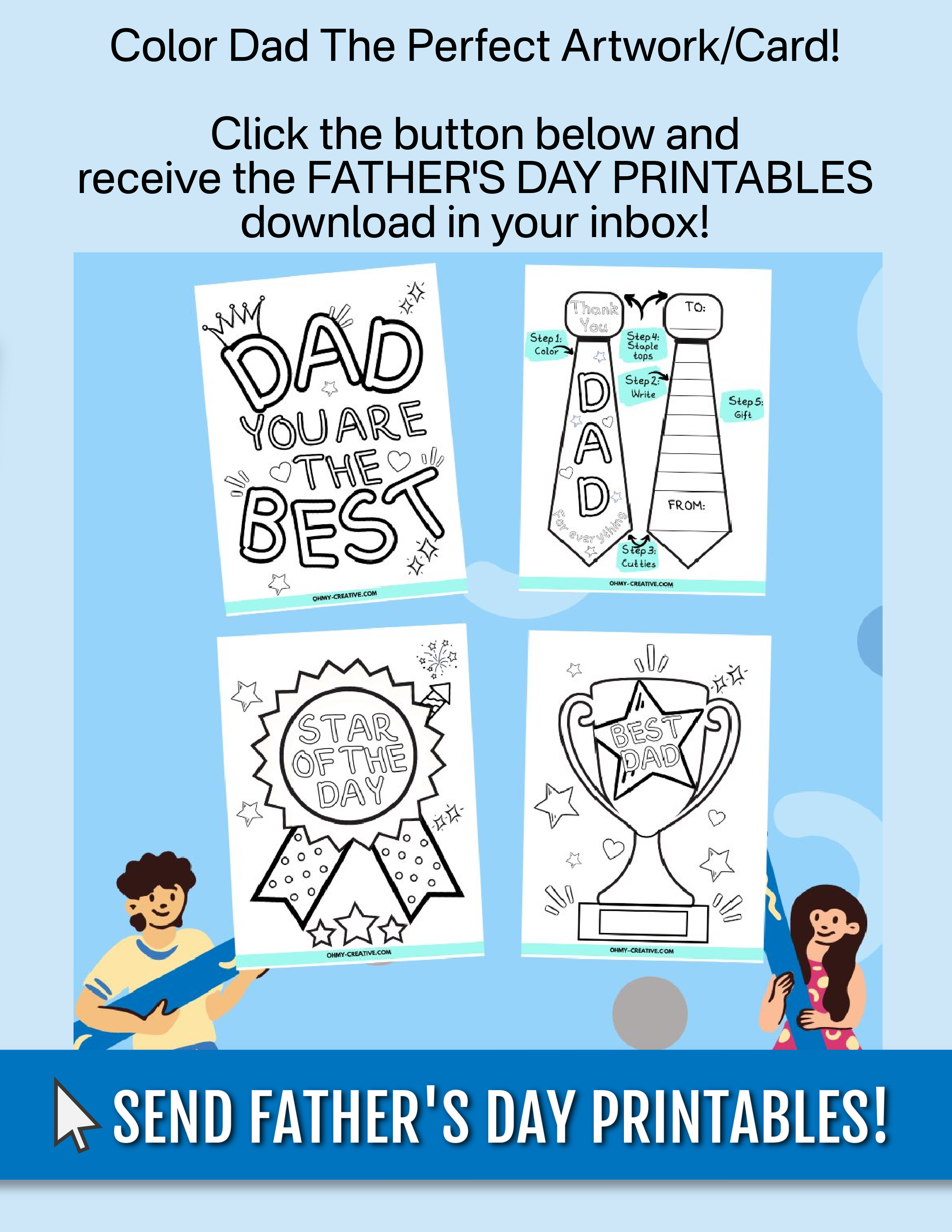 Homemade fathers day card ideas