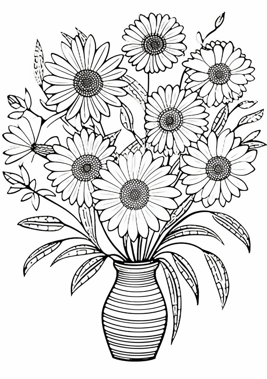 Coloring s of flowers printable floral designs coloring