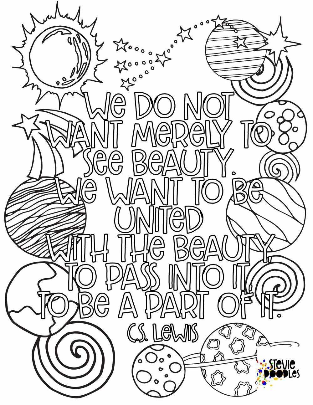 Quote coloring pages for adults â stevie doodles