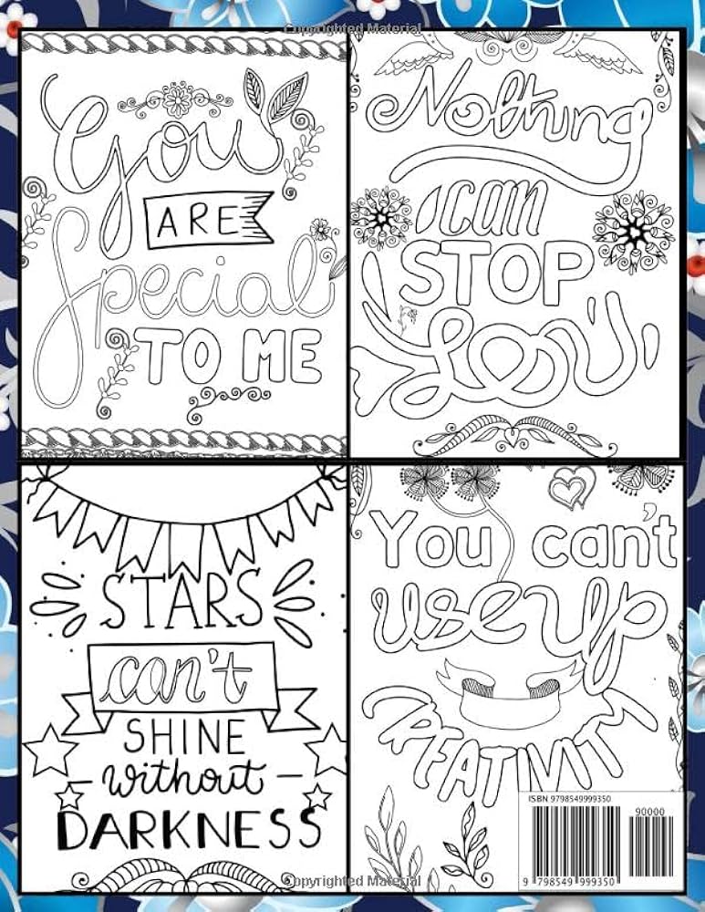 Easy motivational quotes coloring book for adult easy coloring book for adults inspirational quotes simple large print coloring pages with positive coloring book for kids and adults press