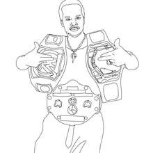 Wrestling coloring pages
