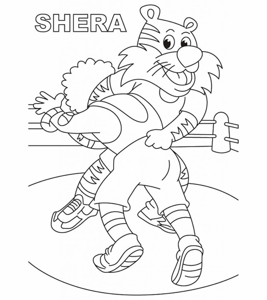 Top wrestling coloring pages for your little one