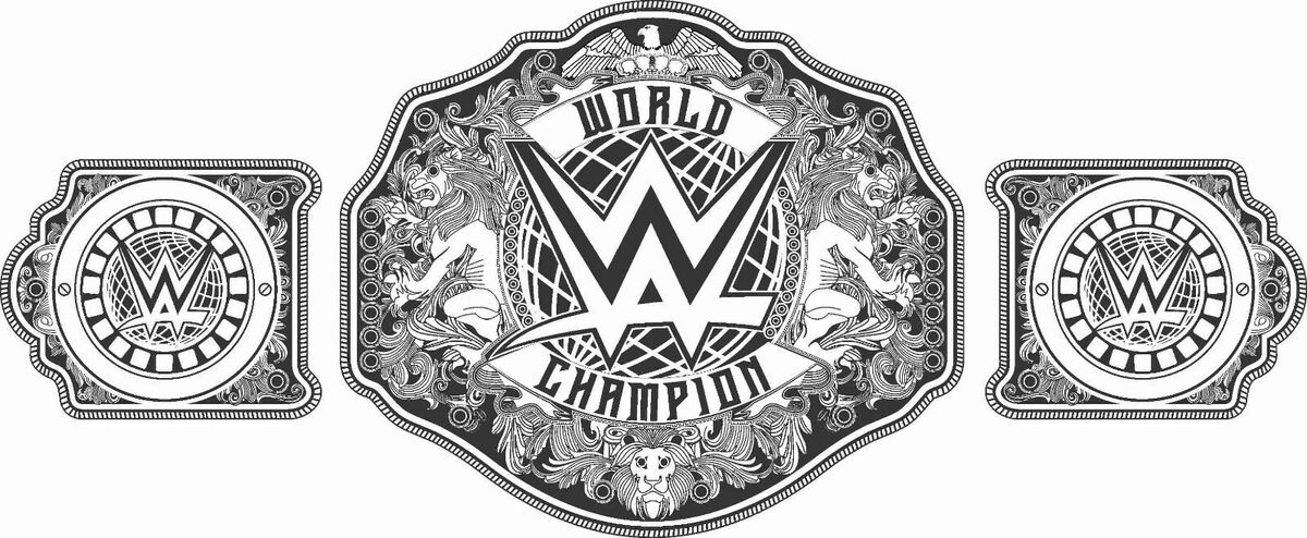 New world heavyweight wrestling championship belt repli