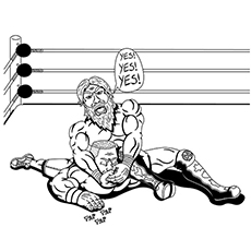 Top free printable john cena coloring pages online