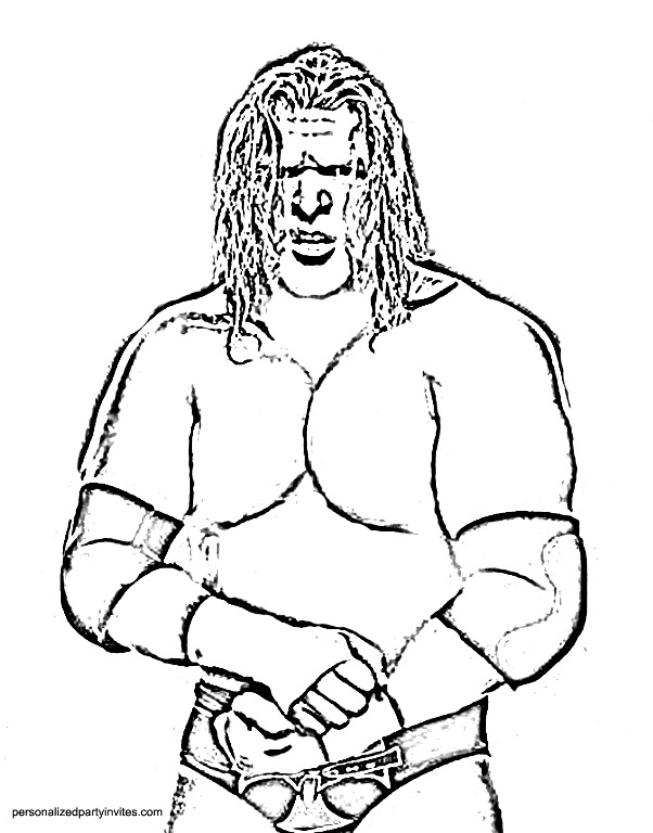 Wwe coloring pages archives