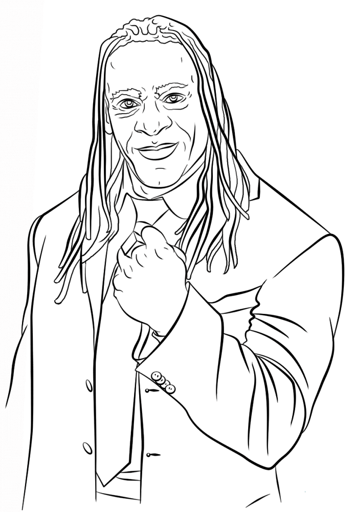 Free printable world wrestling entertainment or wwe coloring pages