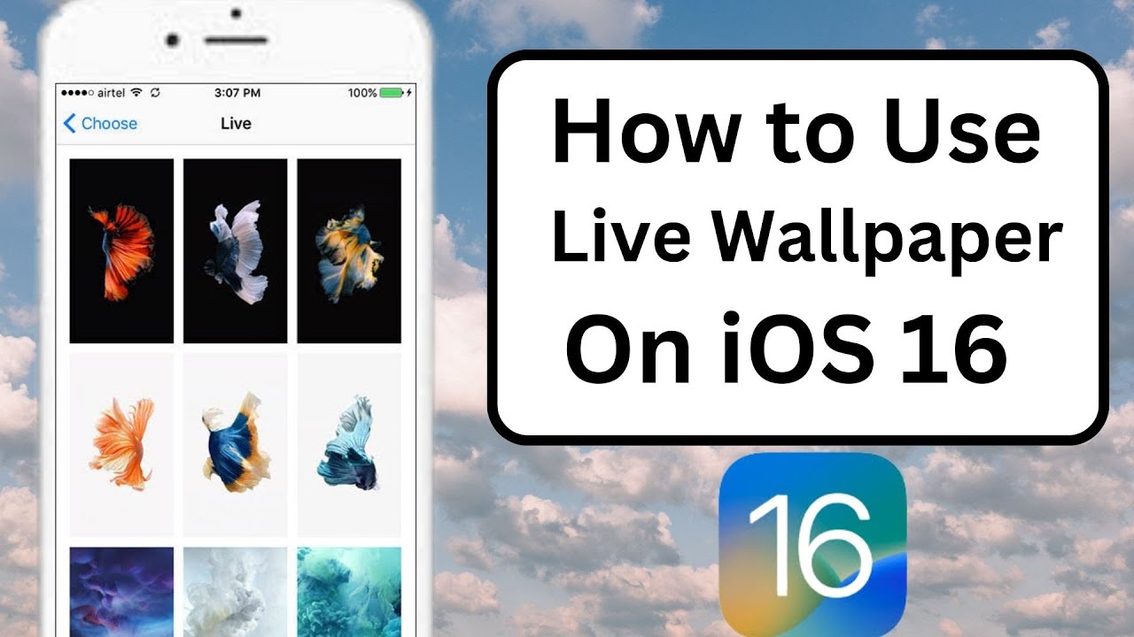 How to put live wallpaper on iphone ios set live wallpaper on iphone ios