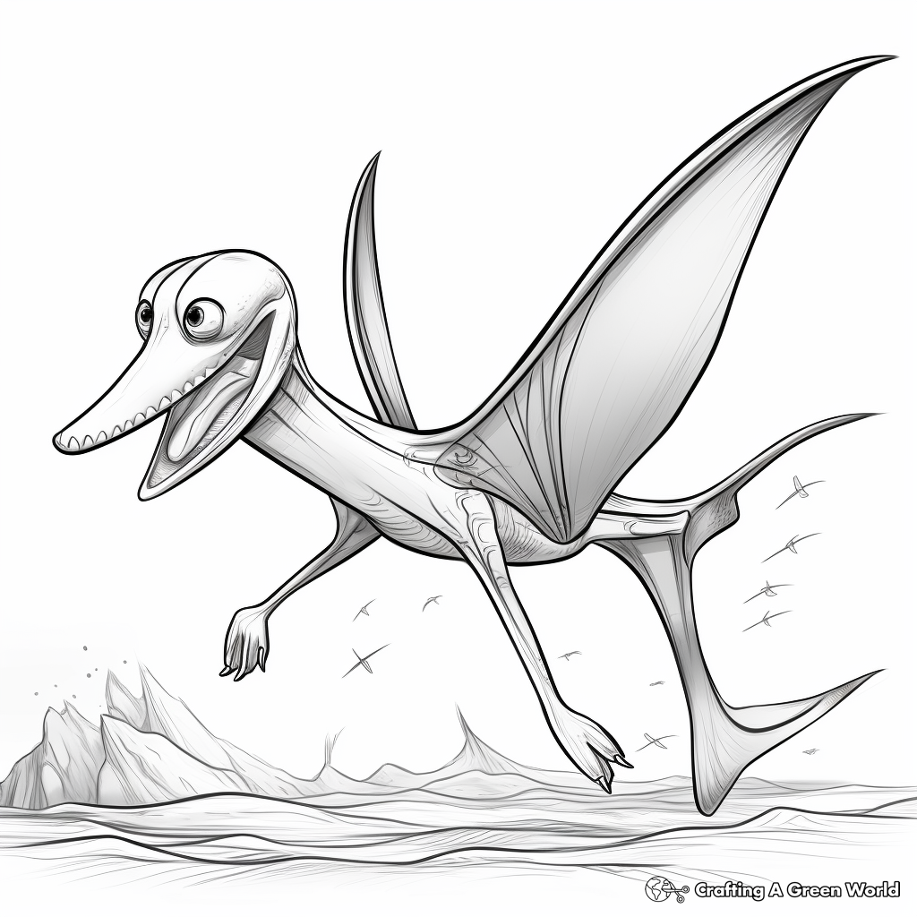Pteranodon coloring pages