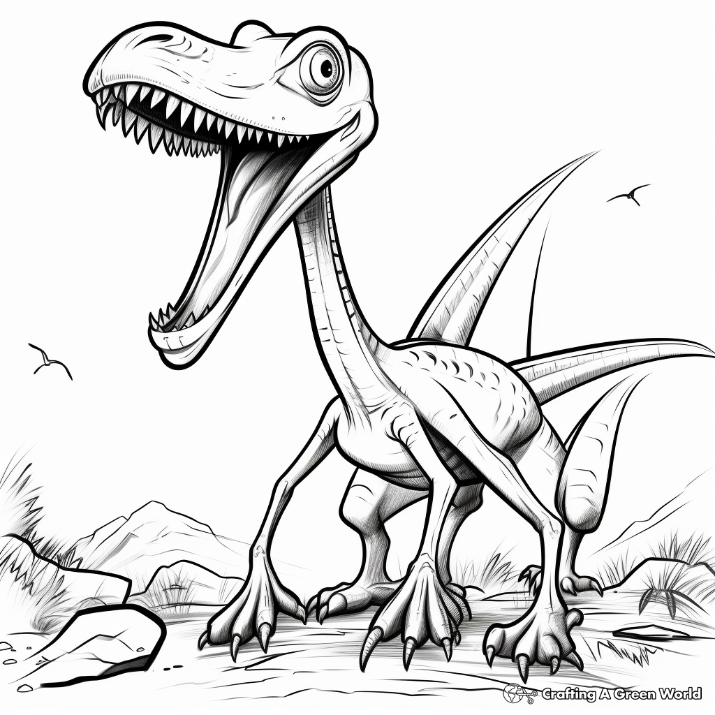 Pteranodon coloring pages