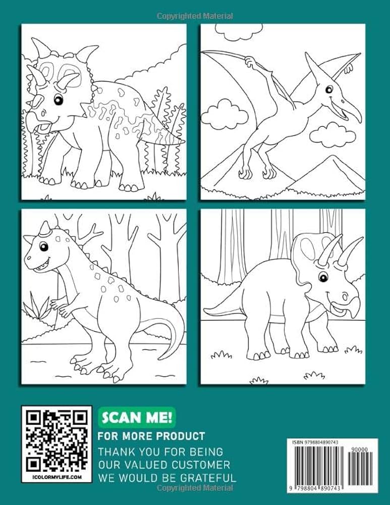 Dinosaur loring book for kids