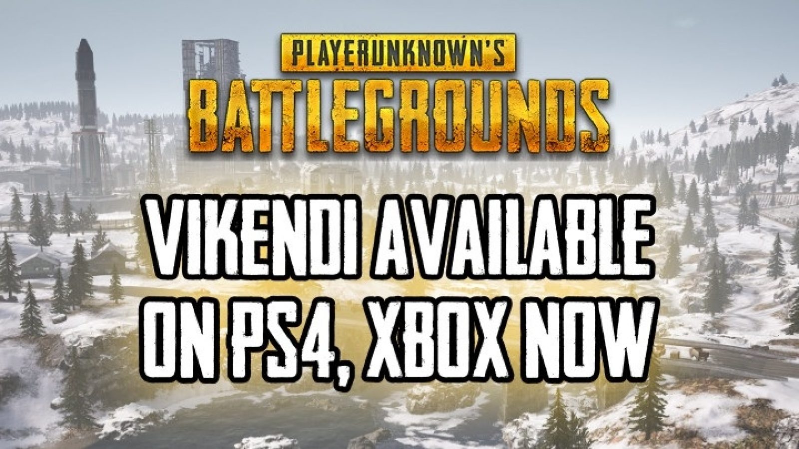 Vikendi the pubg snow map available on ps xbox now